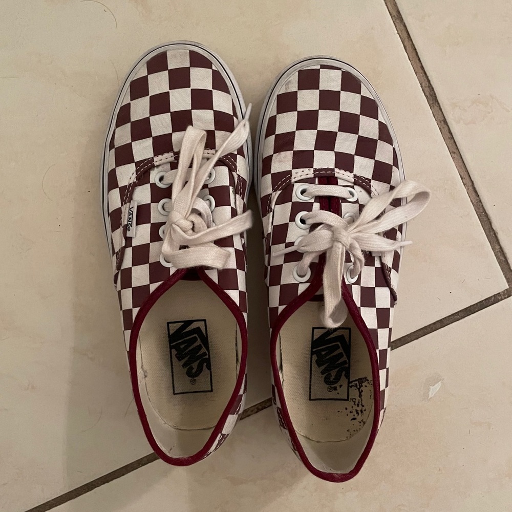 Checkered Vans - image 1
